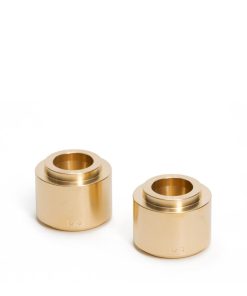 Maison Pechavy 1920 Large Brass Candle Holders - S/2