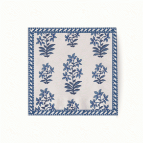 Peter Dunham + Hudson Grace Blue Fez and Shani, Cocktail Napkins Set of 50