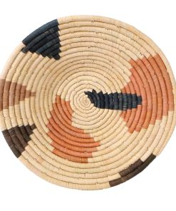 12" Large Peach Sukari Round Basket