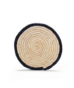 6" Small Blue Night Ring Round Basket