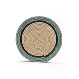 12" Large Arona & Blue Night Ring Round Basket