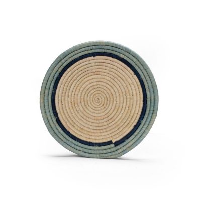 12" Large Arona & Blue Night Ring Round Basket