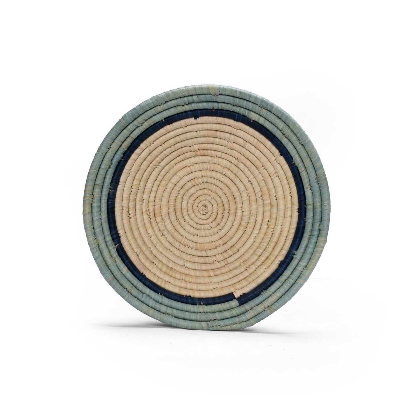 12" Large Arona & Blue Night Ring Round Basket