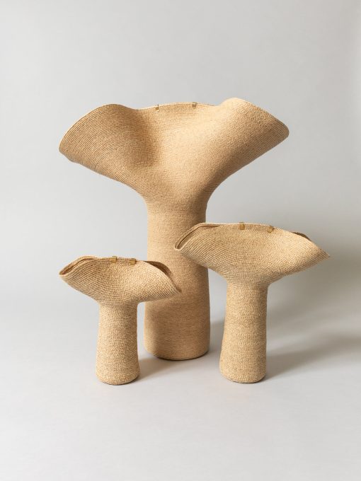 Lapel Raffia Vase