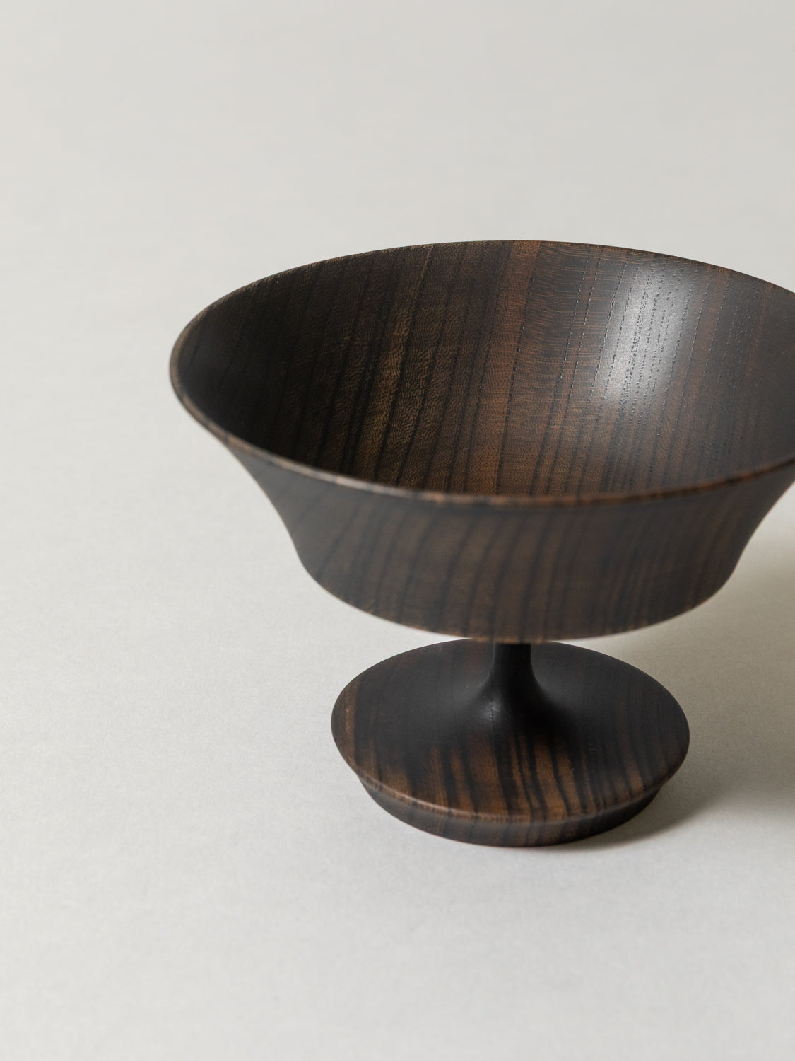 Sinafu Small Stand Bowl - Hasori (Black) - Image 4