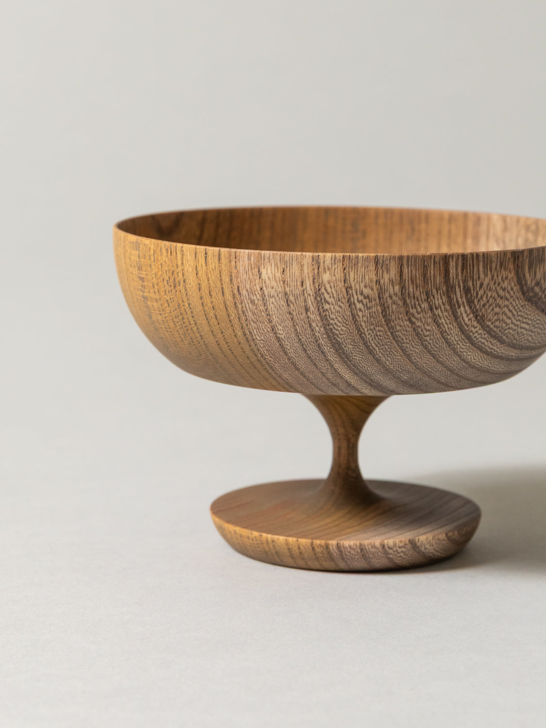Sinafu Small Stand Bowl - Hotei (Smoky Grey) - Image 3