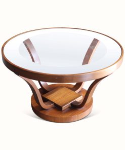 Glass Mirrored Side Table