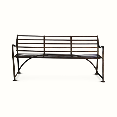 Antique Iron Garden Bench