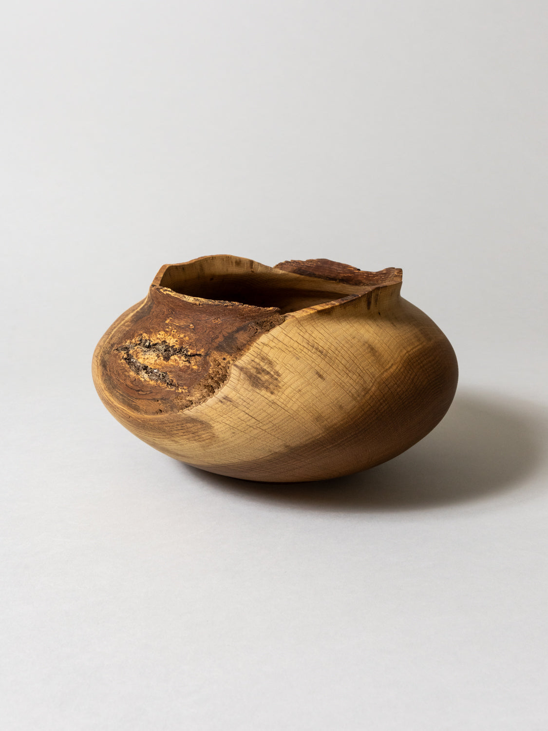 Usuda Wooden Bowl - Oak #3 - Image 2