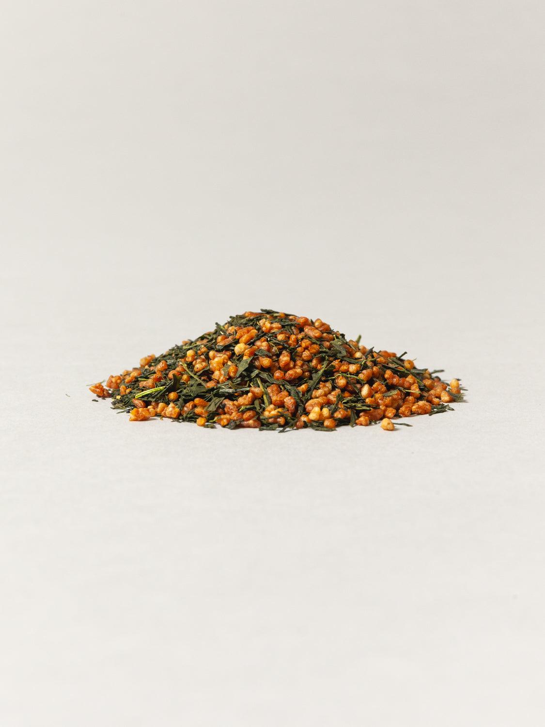 Morihata Organic Genmaicha Loose Leaf Green Tea - Image 3
