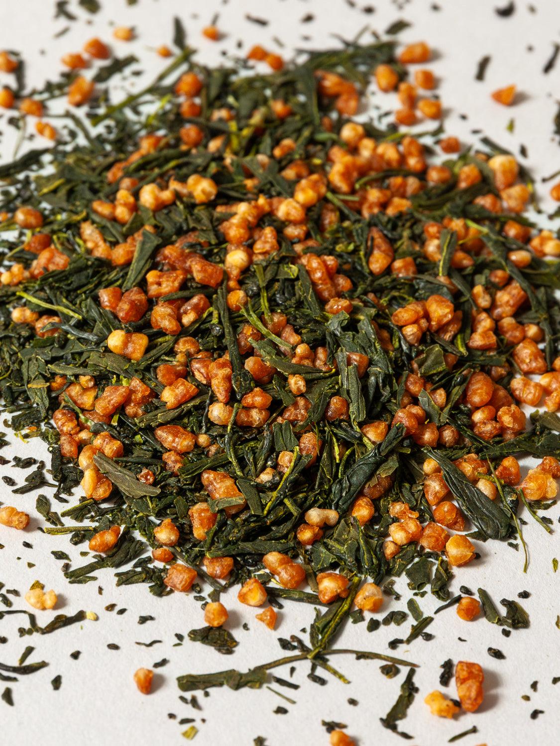 Morihata Organic Genmaicha Loose Leaf Green Tea - Image 2