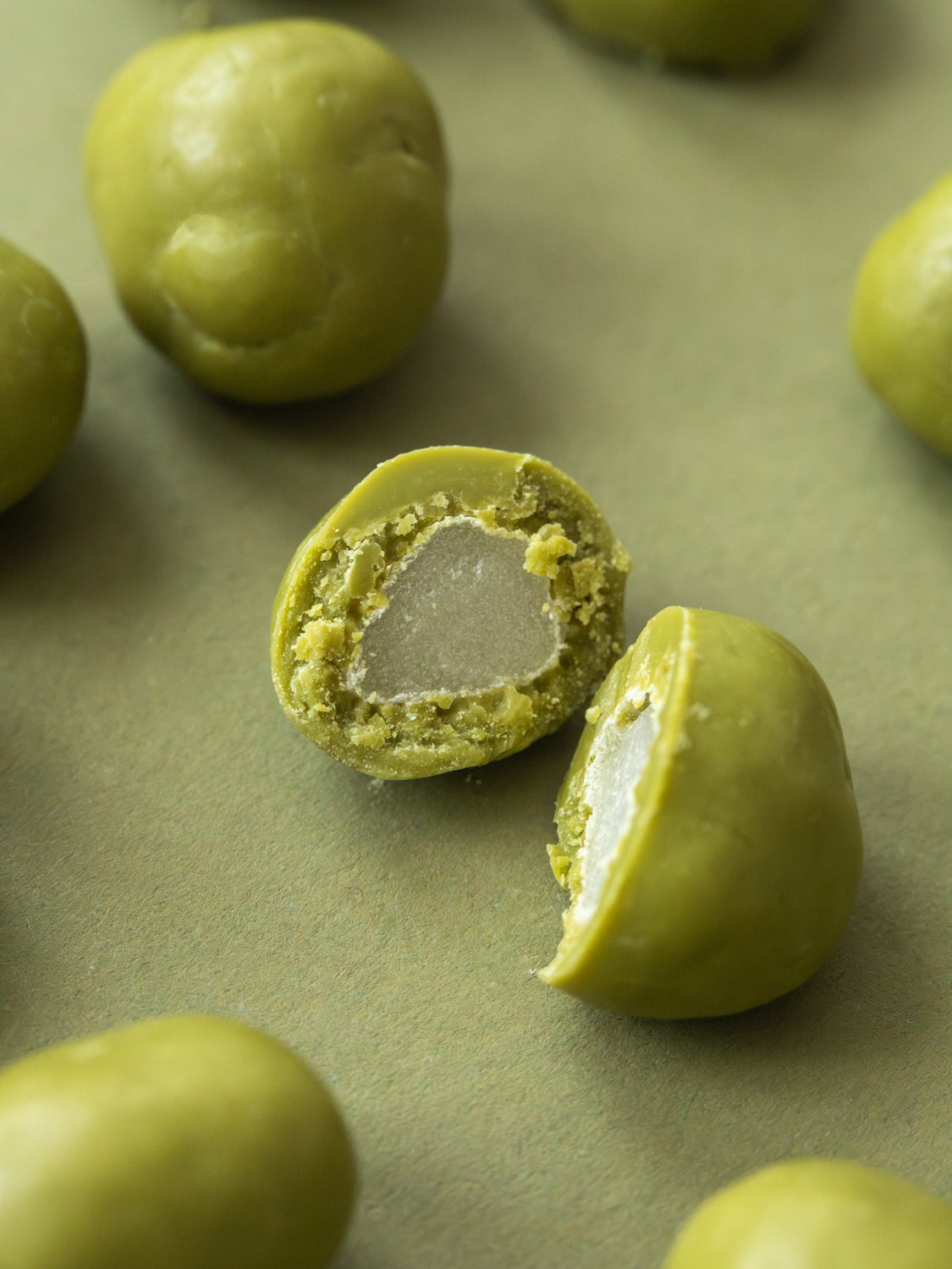 rikumo x Shane Confectionery Matcha Mochi Drops, 4 oz. - Image 2