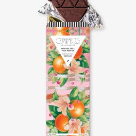 Compartes Orange Peel Pink Pepper Dark Chocolate Bar - Vegan