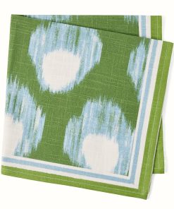 Peter Dunham + Hudson Grace Green Bukhara Printed Napkin
