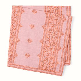 Peter Dunham + Hudson Grace Pink Fez Stripe Printed Napkin