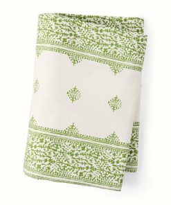 Peter Dunham + Hudson Grace Green Fez Printed Tablecloth