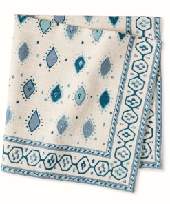 Peter Dunham + Hudson Grace Blue Oona Printed Napkin