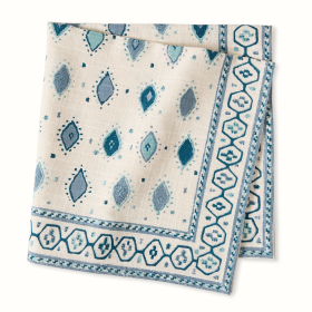Peter Dunham + Hudson Grace Blue Oona Printed Napkin