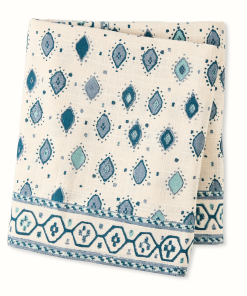 Peter Dunham + Hudson Grace Blue Oona Printed Tablecloth