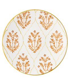 Peter Dunham + Hudson Grace Spice Orange Jaali Salad Plate