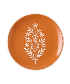 Peter Dunham + Hudson Grace Spice Orange Jaali Appetizer Plate