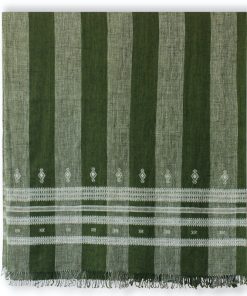 Patna Indian Bedcover in Fern Green