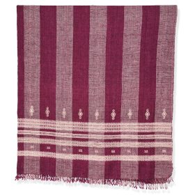 Patna Indian Bedcover in Fuschia