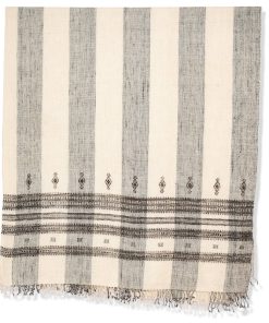 Patna Indian Bedcover in Espresso/Ivory