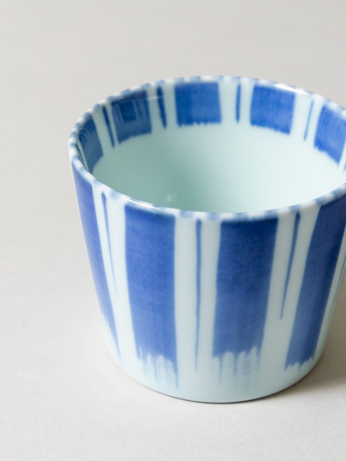 Sometsuke Choko Cup  -  Brush-Stroke Striped - Image 2