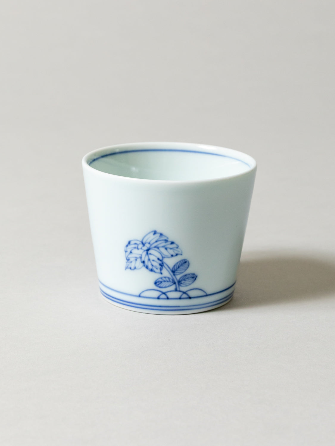 Sometsuke Choko Cup  -  Early Spring Flowers - Image 2