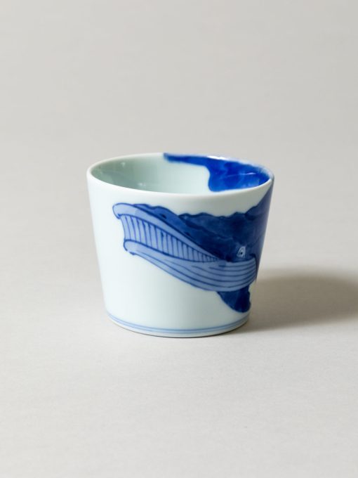 Sometsuke Choko Cup  -  Fin Whale