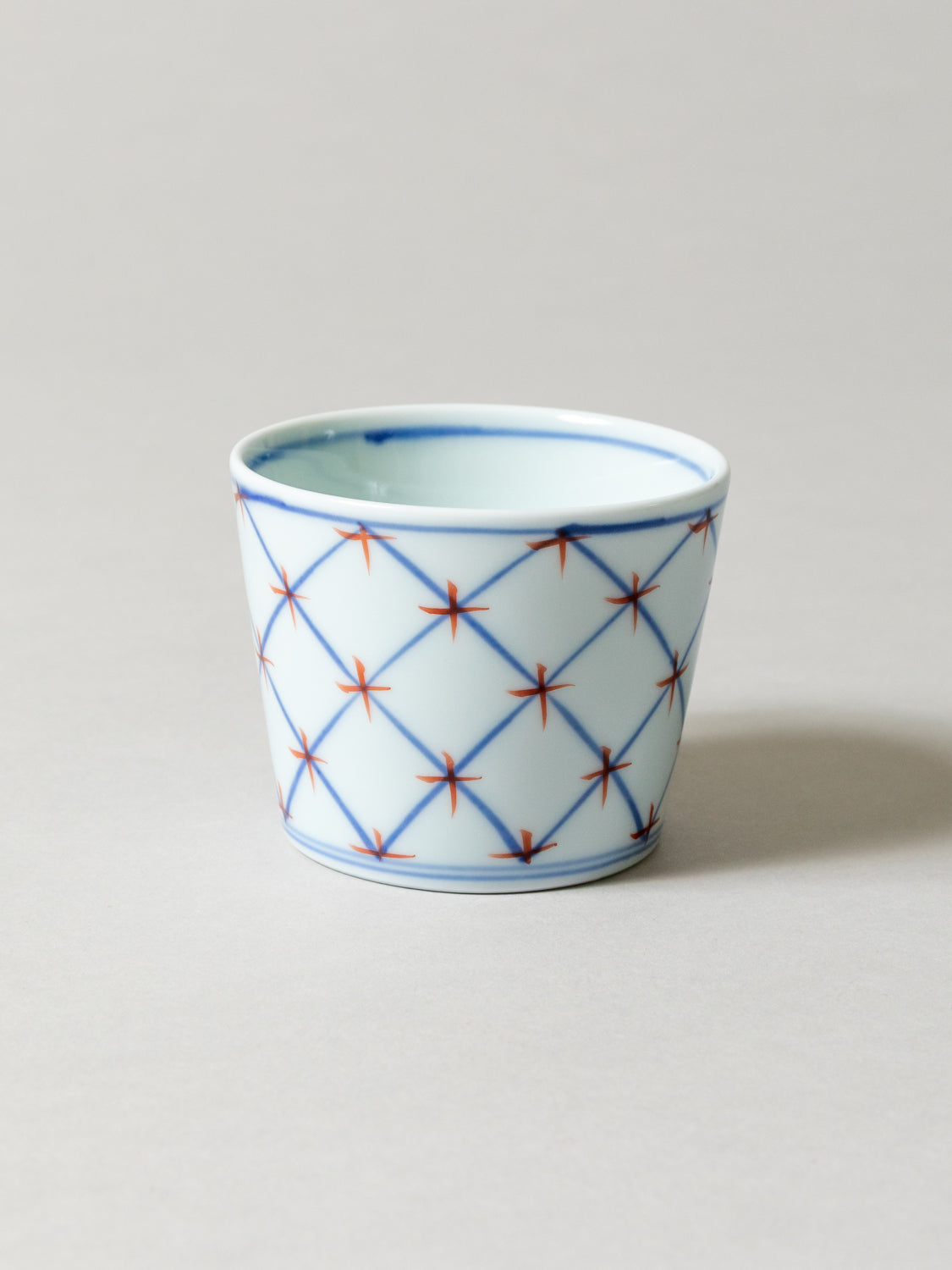 Somenishiki Choko Cup  - Four-Petal Flower