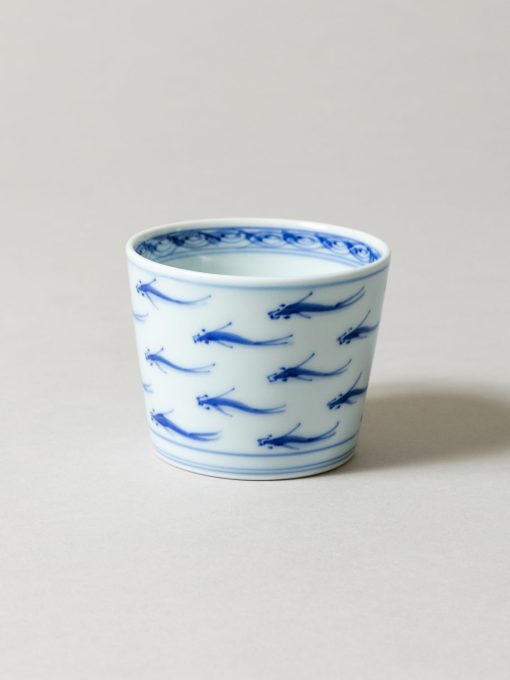 Sometsuke Choko Cup - Medaka Fish