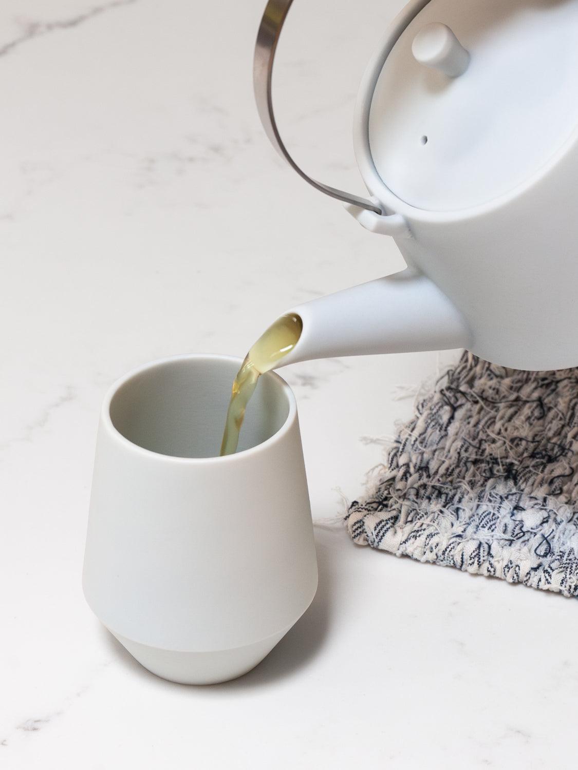Frustum Porcelain Teapot - Image 5
