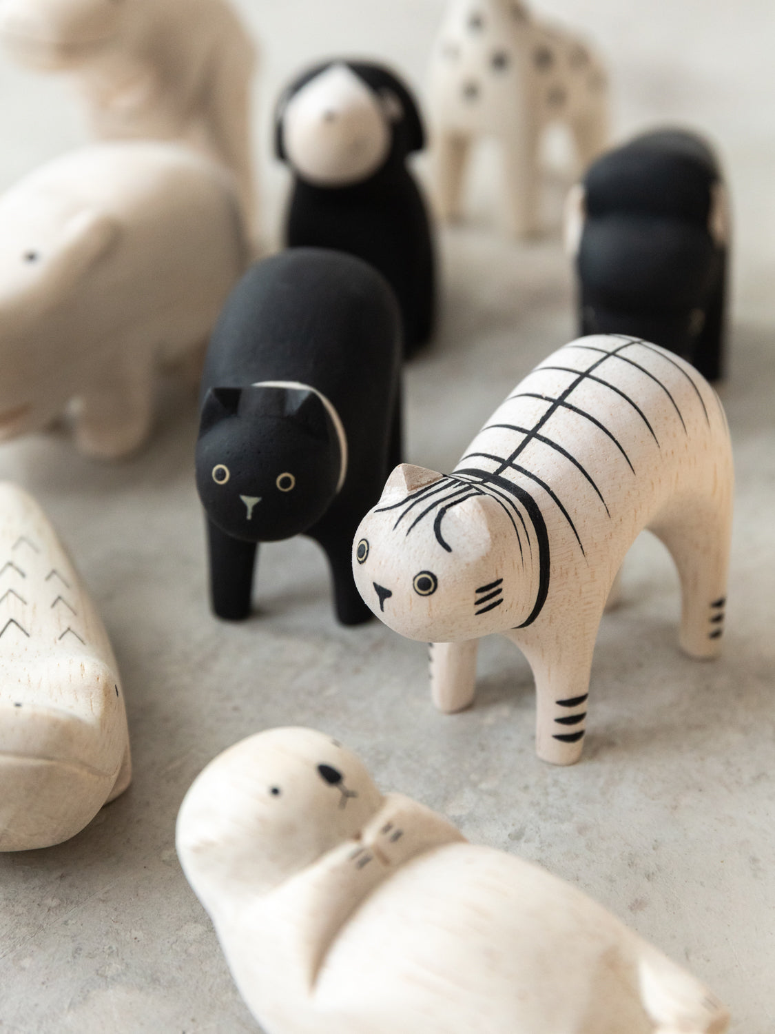 Wooden Animal - Tiger Cat - Image 3