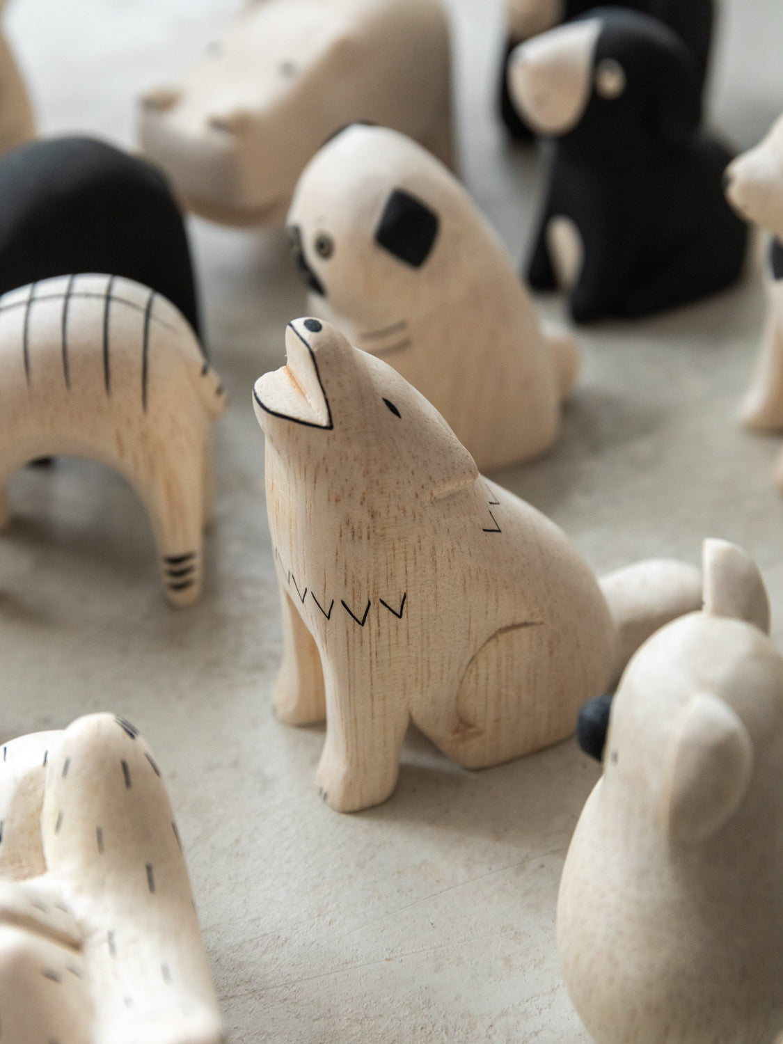 Wooden Animal - Wolf - Image 3