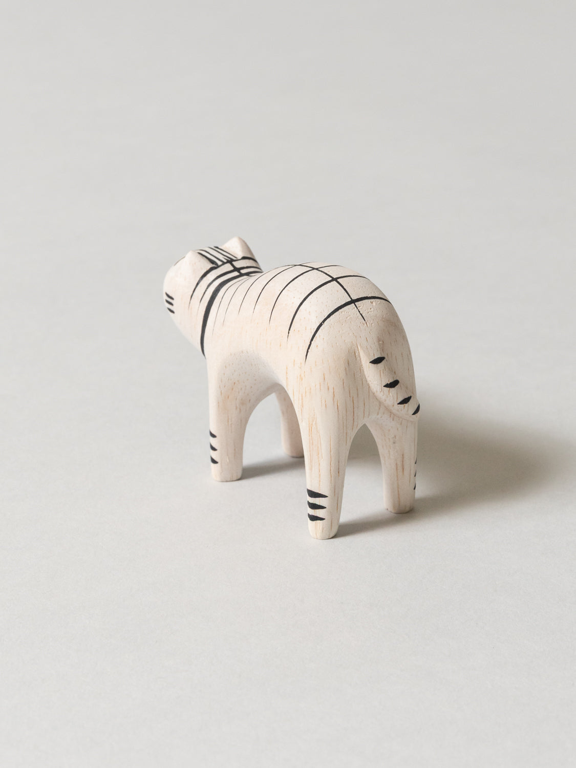 Wooden Animal - Tiger Cat - Image 2