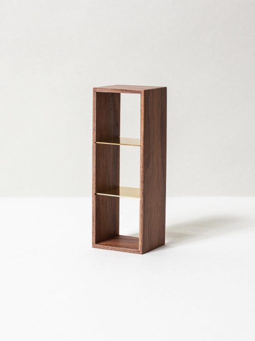 Walnut Display Box for 3 Sola Cubes