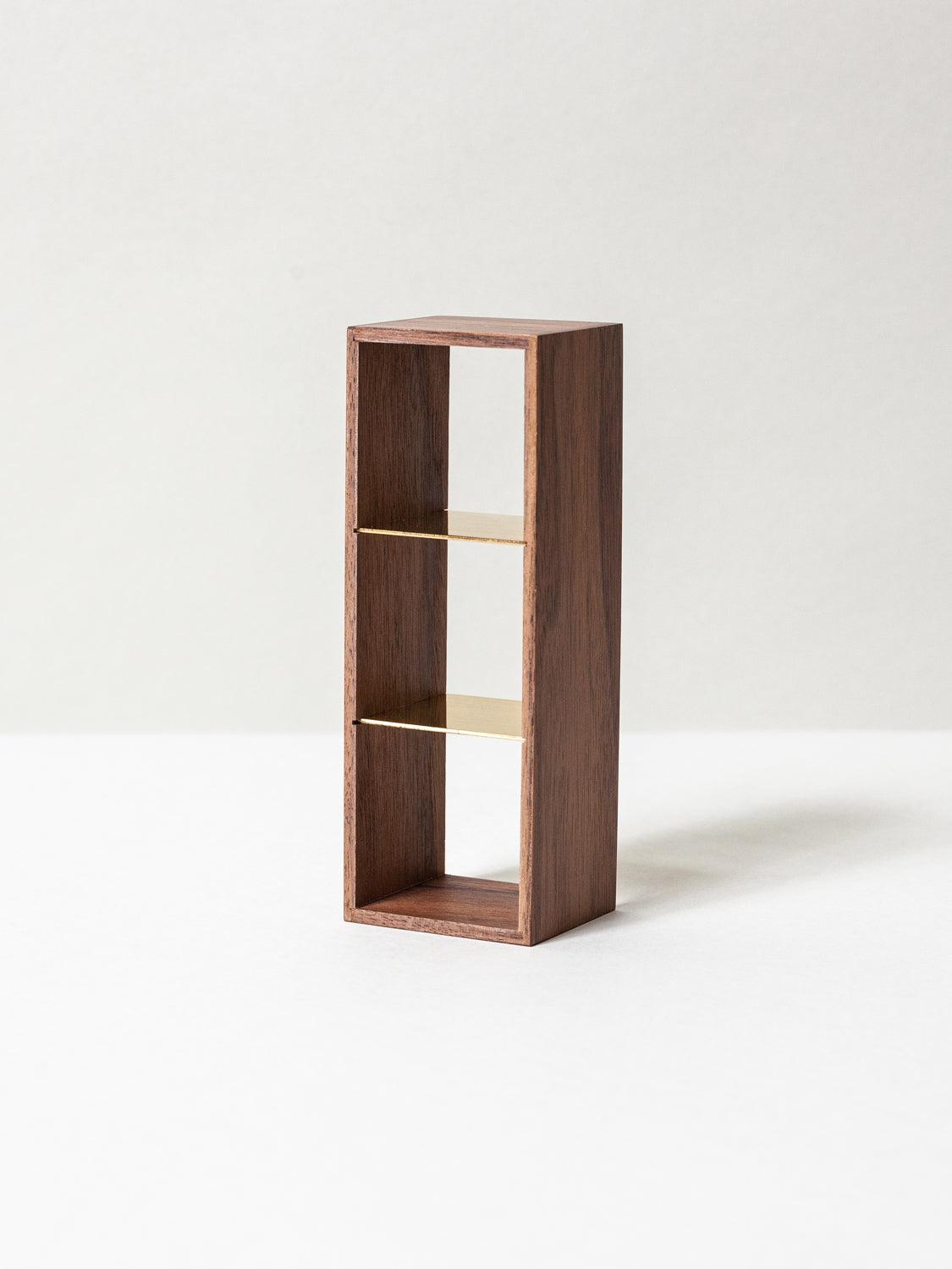 Walnut Display Box for 3 Sola Cubes