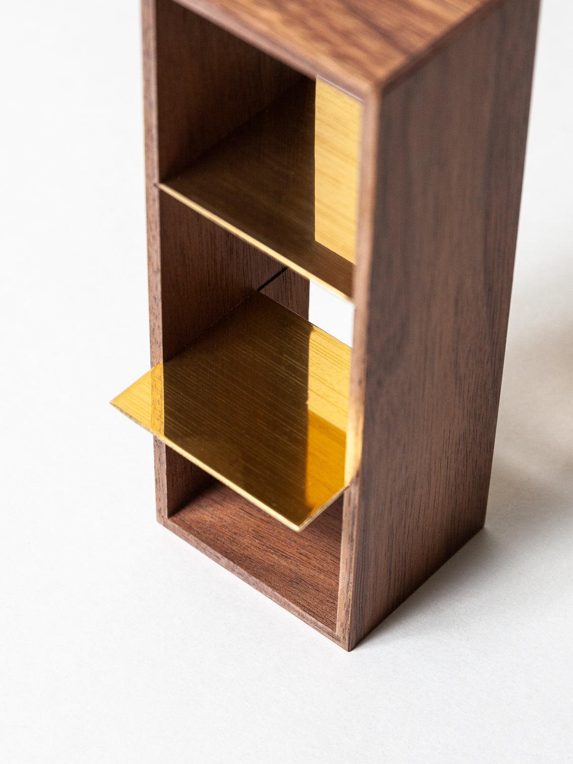 Walnut Display Box for 3 Sola Cubes - Image 2