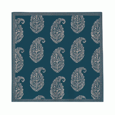 Peter Dunham + Hudson Grace Kashmir and Indian Chintz Cocktail Napkins, Set of 50