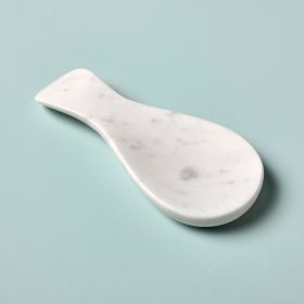 Marble Spoon Rest White