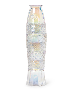 Set of 4 Iridescent Stackable Fish Glasses