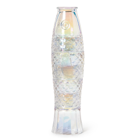 Set of 4 Iridescent Stackable Fish Glasses