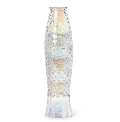 Set of 4 Iridescent Stackable Fish Glasses