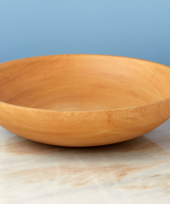 Kiln Mango Wood Shallow Bowl