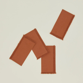 Essential Dinner Napkins - Terracotta / Set of 4