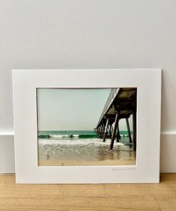 Hermosa Beach Pier Sandpipers 5" x 7" Print