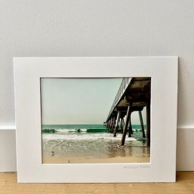 Hermosa Beach Pier Sandpipers 5" x 7" Print