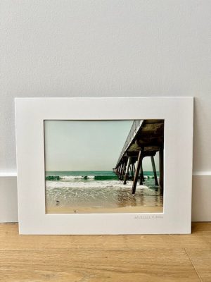 Hermosa Beach Pier Sandpipers 5" x 7" Print